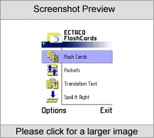 ECTACO FlashCards English <-> Indonesian for Nokia Screenshot
